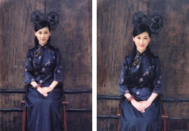 一张诡异的美女图片