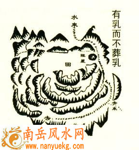 江右雷氏祖坟宝水风水